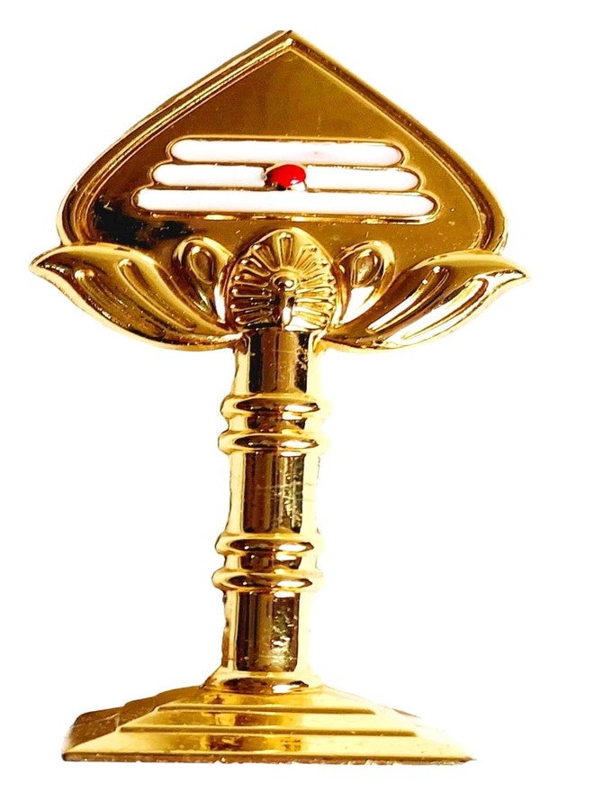 ARTISKRITI لوحة قيادة السيارة Vel Idol Metal Lord Muruga's Vel الذهبي تمثال عرض لديكور المنزل في غرفة بوجا، 10 سم - Image 1